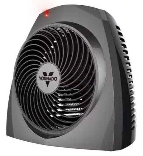 Vornado VH200 1500-Watt Electric Portable Space Heater, Whole Room Vortex Heat Circulation, Charcoal - Lot 932JF