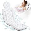 Full Body Bath Pillow for Bathtub, Thick Bathtub Cushion with Laundry Bag, Luxury Tub Pillow for Bath for Headrest Neck and Back Support - Thumbnail 1