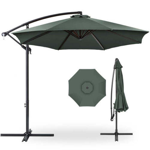 Offset Hanging Patio Umbrella - 10ft - Lot 3663