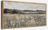Vintage Framed Meadow Landscape Wall Art - Thumbnail 1