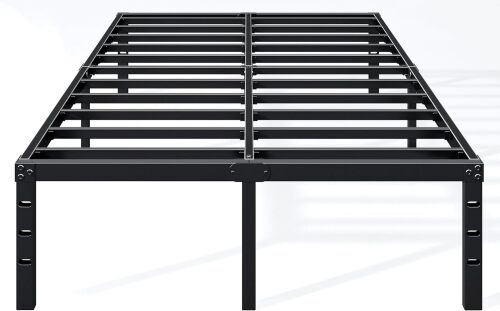 14 Inch Full Bed Frame - Sturdy Metal Platform Full Size, No Box Spring Needed, Heavy Duty, Easy Assembly, Strong Bearing Capacity, Under Bed Storage - Lot 3921