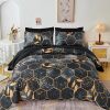ZRNBAST Honeycomb King Size Comforter Set - Thumbnail 1