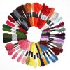 Set of 6 PackFriendship Bracelet String 36 Rainbow Color Skeins, Embroidery Floss Cross Stitch Embroidery Thread Floss Bracelet Making Yarn, Craft Floss - Thumbnail 1