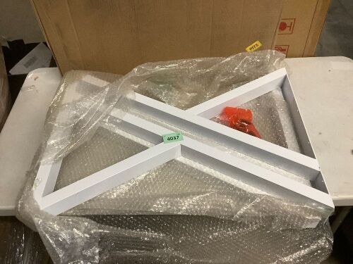 Set of 2 X-Shaped Metal Legs w/ Hardware - Lot 4037