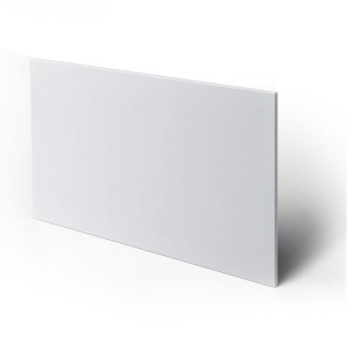 1 Pcs 24" x 48" White HDPE Sheet, 1/2" Thick High Density Polyethylene Board, Solid Plastic Block Board for DIY Projects, Machining, Home Decor, Handcrafts - Lot 4033