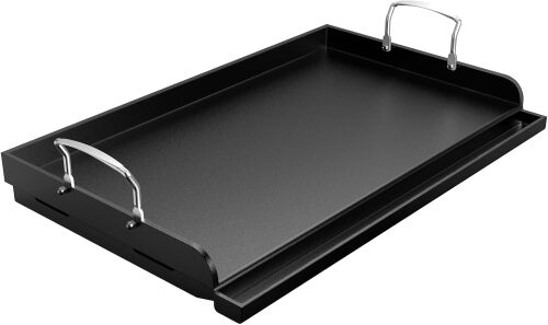 Nonstick Griddle for Gas Grill, Cast Iron Griddle for Outdoor Gas & Charcoal Grills - Lot 4088