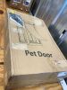 3-Flap Dog Door, All Aluminum Alloy Large Doggy Door Doggie door for Wall, Heavy Duty Pet Door Easy to Install, Energy Efficient, Telescoping Tunnel for Interior & Exterior Wall, Pet Up to 110Lb - Thumbnail 3