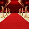 450 GSM Extra Thick Waterproof Red Carpet Runner for Events Decorations, 3X20 Ft Not Slip Red Runner Aisle Runway Rug for Wedding, Party, Banquet, Activity Entrance and Special Events Decorations - Thumbnail 1