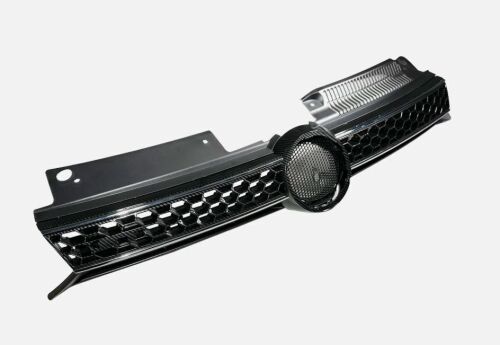 For 2010-14 VW MK6 Golf/GTI Sportwagen Front Grille Honeycomb Carbon Fiber Print - Lot 4107