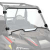 Front Full Windshield with 4 Black Clamps for Polaris RZR - Thumbnail 1