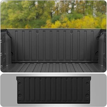 Thinzyou Tailgate Mat Compatible with 2019-2024 2025 Chevrolet Silverado Bed Mat TPE All Weather Bed Liner 2023 Chevy Silverado Accessories (Tailgate Mat) - Lot 4832