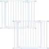 Cumbor 2 Pack 29.7-40.6"(Extensions Included) Baby Gate for Stairs, Mom's Choice Awards Winner-Auto Close Dog Gate for doorways, Pressure Mounted Pet Gate Indoor, Wide Safety Child Gate for Dog - Thumbnail 1