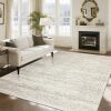 Washable Rugs Area Rugs for Living Room, Ultra Soft Faux Wool Retro Rugs for Bedroom, Dining Room, Non Slip & Non-Shedding Low Pile Vintage Print Rug Indoor Large Carpets for Home Office Decor - Thumbnail 1