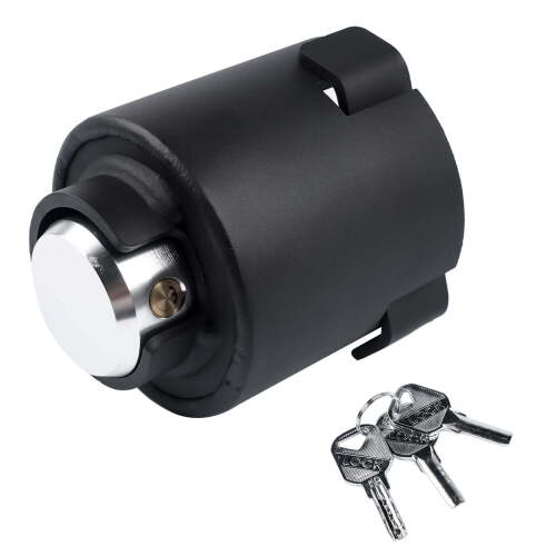 Mustrod Fits 2-5/16'' Couplers Trailer Hitch Lock Heavy-Duty Anti-Theft Coupling Lock for RV Trucks - Lot 4296