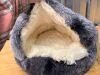 Cat Bed for Indoor Cats, Calming Cozy Cave with Self-Warming Plush - Thumbnail 1