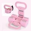 Adjustable Kettlebell Set, Small Weights Dumbbell Set for Women, 1 kg Dumbbells, Adjustable Weights Kettlebell Pink (2-in-1) for Women, Fitness Kit, Home, Gym - Thumbnail 1
