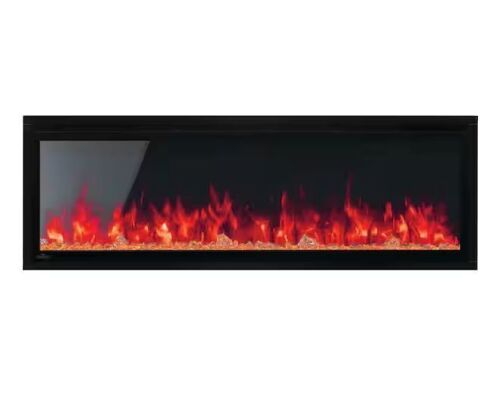 NAPOLEON Entice 50 in. Wall-Hanging, Wall Mount Electric Fireplace in Black - No Remote - Lot 33JF