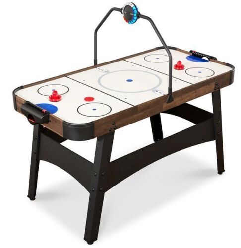Air Hockey Game Table w/ LED Lights, Scoreboard, Powerful Motor - 54in - Lot 96