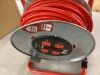 CRAFTSMAN 100 Ft. Contractor Retractable Extension Cord Reel with 4 Outlets & Heavy Duty 12AWG SJTW Cable - Bent - Thumbnail 3