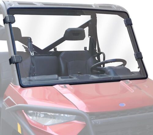 StarknightMT Front Full Windshield Compatible with Polaris Ranger XP 1000 2017-2026, Ranger Crew XP 1000/ Diesel 2014-2026 - Lot 165