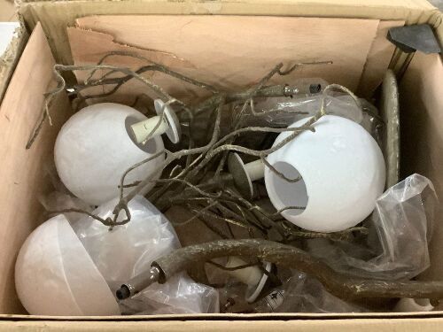 3-Light Tree Branch Floor Lamp - Lot 167