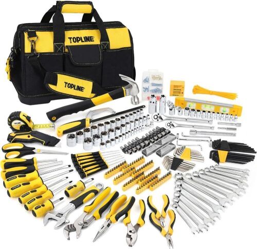 TOPLINE 467-Piece Household Home Tool Set with16-Inch Tool Bag - Lot 256