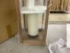 LED Candle Lantern, 2 pack - 1 Lantern has Broken Glass on 1 Side - Thumbnail 4