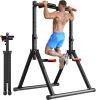 Foldable Power Tower Pull Up Bar Dip Station - Thumbnail 1