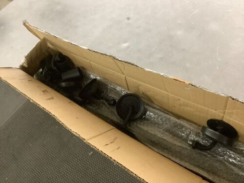 12FT Industrial Metal Round Pipe Stair Railing - Lot 470