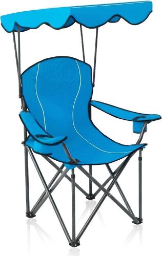 ALPHA CAMP Heavy Duty Canopy Lounge Chair - Lot 555
