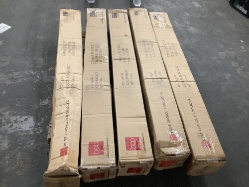 Lot of (5) 10' 3 Tier Solar Patio Umbrellas - Uninspected - Lot 626