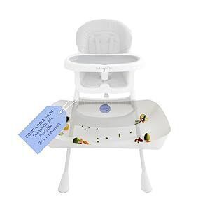 Catchy Food Catcher Compatible with Dream On Me Portable 2-in-1 Tabletalk High Chair - Lot 663