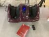 Therapeutic Foot Massager w/ High Intensity Rollers, Remote, 3 Modes - Thumbnail 1