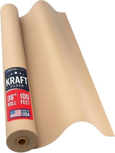 Large Brown Kraft Paper Roll - 36" x 100' - Lot 755