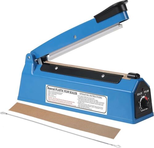 Impulse Heat Sealer Manual Bags Sealer Heat Sealing Machine 12 Inch - Lot 760