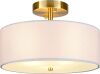 12.6" Semi Flush Mount Ceiling Light Fixture, 3 Light - Thumbnail 1