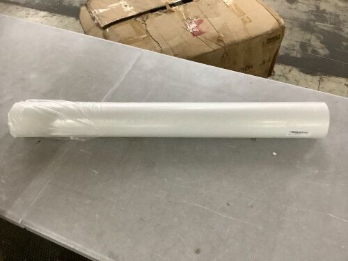 36" x 100' Kraft Paper Roll, White - Lot 785