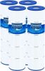 Cryspool 07077 Filter Compatible with CCP420, Clean and Clear Plus 420, PCC105-PAK4, R173576, C-7471, 178584, 817-0106, FC-6470, 4×105 Sq. Ft Pool Filter Cartridges, L×OD: 26-1/16"×7”, 4 Pack - Thumbnail 1
