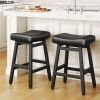 Raynesys Counter Height Bar Stools, Set of 2 - Thumbnail 1