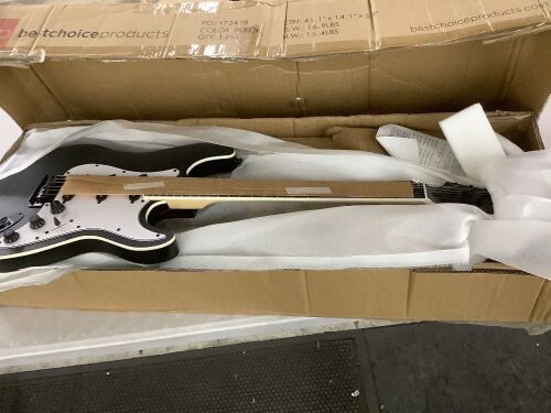 Beginner Electric Guitar Kit w/ Case, 10W Amp, Tremolo Bar - 39in - Lot 580