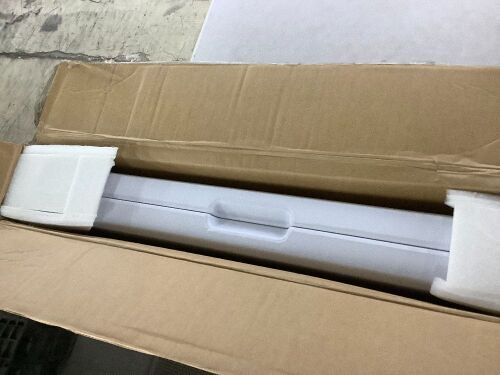 Portable Folding Plastic Dining Table w/ Handle, Lock - 8ft - Lot 586