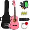 Kids Acoustic Guitar Beginner Starter Kit w/ Carrying Case - 30in - Thumbnail 1