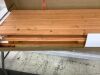 Kids Cedar Sandbox w/ Sand Screen, 2 Benches - 47x47in - Thumbnail 5