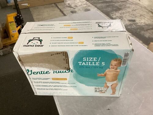 MamaBear Gentle Touch Baby Diapers, Size 5, 132ct - Lot 495