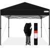 One-Person Setup Instant Pop Up Canopy w/ Case, 4 Weight Bags - 10x10ft - Thumbnail 1