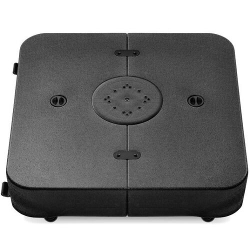 Outdoor Cantilever Base w/ Wheels, Locks, Fillable 330lb Capacity - Lot 615