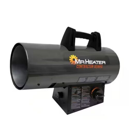 Mr. Heater Contractor Series 60,000 BTU Forced Air Propane Outdoor Space Heater with 10 ft. Hose and Regulator - Lot 36JF