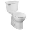 American Standard Champion Two-Piece 1.28 GPF Single Flush Round Chair Height Toilet with Slow-Close Seat in White - Thumbnail 1