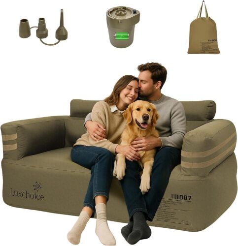 Luxchoice Portable Inflatable Couch for Camping with Built-in Pump - Lot 147