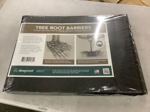 DeepRoot Tree Root Barrier Kit, 18" Depth, Pack of 5 - Lot 650